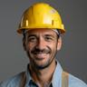 Traveling worker portrait