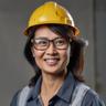 Traveling worker portrait